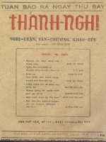 tạp chí thanh nghị số (114)