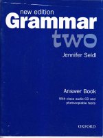 New grammar 2 - Answer book