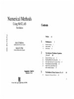numerical methods using matlab - mathews and fink