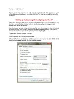 Giáo án bài giảng: Công nghệ thông tin về các thủ thuật trong windows 7 (Full)