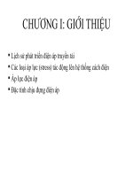 Kỹ thuật cao áp (chương I)