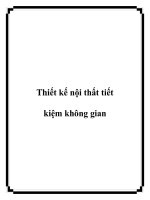 Thiết kế nội thất tiết kiệm không gian pot