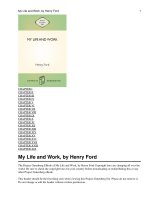 My life and work (1922)