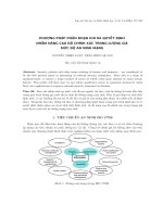 Phương pháp phân đoạn khi ra quyết định nhằm nâng cao độ chính xác trong lượng giá mức độ an ninh mạng. potx