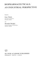 biopharmaceuticals, an industrial perspective