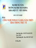 slide báo cáo luận văn triển khai wimax