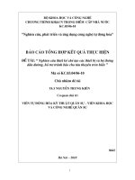 nghiên cứu thiết kế chế tạo các thiết bị và hệ thống dẫn đường hỗ trợ tránh bão cho tàu thuyền trên biển