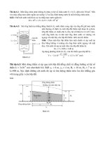 Bài tập chương 6: Lý thuyết cơ bản về thấm