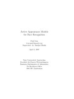 using active appearance models for face recognition