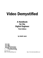jack, k. (2001). video demystified - a handbook for the digital engineer (3rd ed.)