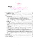 Đề tài: Phân tích mối quan hệ giữa Nhà nước và làng xã trong lịch sử nông thôn Việt nam. pdf