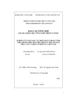 Nghiên cứu sàng lọc các hợp chất có hoạt tính theo hướng dẫn điều hoà miễn dịch từ một số loài thực vật và sinh vật biển của việt nam