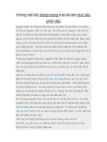 Không nên lấy trọng lượng của trẻ làm mục tiêu phấn đấu pptx