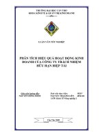 phân tích hoạt động huy động vốn của ngân hàng nông nghiệp và phát triển nông thôn chi nhánh sóc trăng