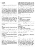 ĐỀ CƯƠNG LUẬT ĐẤT ĐAI