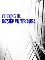 Chương 3 -  Nghiệp vụ tín dụng, Môn Nghiệp vụ ngân hàng Thương mại