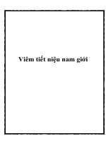 Viêm tiết niệu nam giới docx