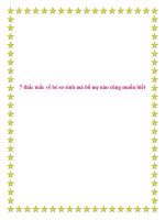7 thắc mắc về bé sơ sinh mà bố mẹ nào cũng muốn biết. pdf