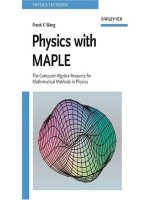 wang - physics with maple (wiley, 2005)