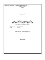Một thế kỷ nghiên cứu lịch sử văn học Việt Nam (qua một số công trình văn học sử)