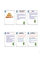 Các điều kiện thanh toán quốc tế - Chương 3