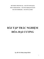 Bài tập hóa đại cương B