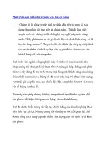 Phát triển sản phẩm từ ý tưởng của khách hàng doc