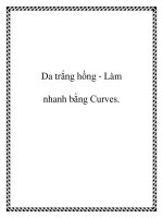 Da trắng hồng - Làm nhanh bằng Curves. docx