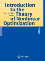 introduction to the theory of nonlinear optimization
