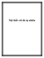 Nội thất với đá tự nhiên potx