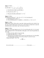 Đề Thi Thử Vào Lớp 10 Toán 2013 - Phần 6 - Đề 10 pot