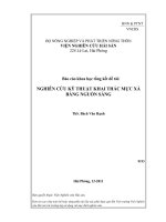 Nghiên cứu kỹ thuật khai thác mực xà bằng nguồn sáng