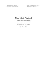 webber, cooper. theoretical physics 2 (quantum theory) lecture notes (cambridge, 2004)(184s)