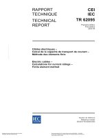 IEC TR 62095 electric cables   calculations for current ratings   finite element method