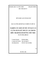 Nghiên cứu một số yếu tố nguy cơ và ứng dụng kỹ thuật cao trong điều trị bệnh sỏi đường tiết niệu