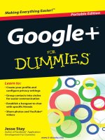 google for dummies portable edition