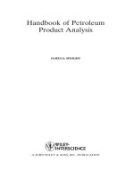 handbook of petroleum product analysis