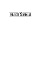 The balanced scorecard