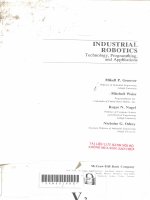 inductrial robotics - vol. 2 technology, programming, and application