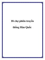 Đi chợ phiên truyền thống Hàn Quốc potx