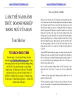 Làm thế nào để đánh thức doanh nghiệp đang ngủ của bạn