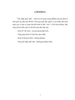 Những biện pháp tăng thu nhập quốc dân