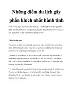 Những điểm du lịch gây phấn khích nhất hành tinh pot