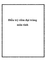 Điều trị viêm đại tràng mãn tính ppt