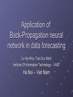 application of back-propagation neural network in data forec