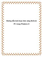 Hướng dẫn kích hoạt chức năng Refresh PC trong Windows 8 doc