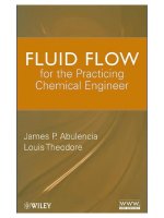 fluid flow for the practicing chemical engineer - essential engineering calculations series