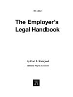 the employer's legal handbook 8th (2007)