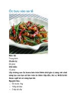 Ốc bưu xào sa tế doc