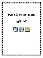 Đem đến sự mới lạ cho ngôi nhà! pdf